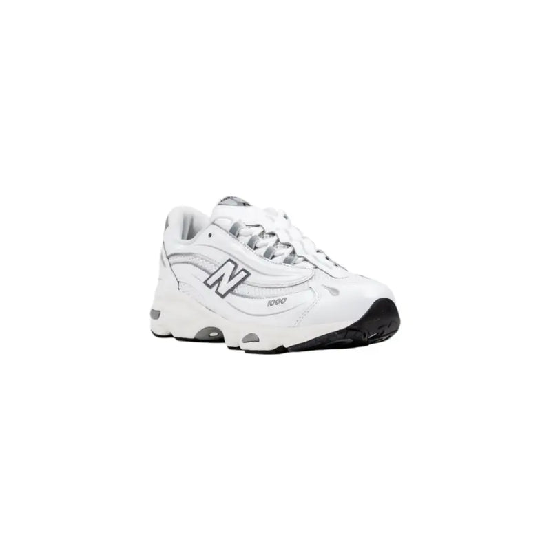 New Balance GC1000DK white slip-on sneakers with black accents