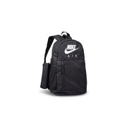 Nike Sac à dos BA6032 pour homme, noir avec logo blanc et poche latérale en filet, vue de face