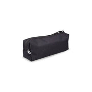 Nike Trousse BA6032 pour homme, noire, en tissu texturé avec logo blanc (vue latérale)
