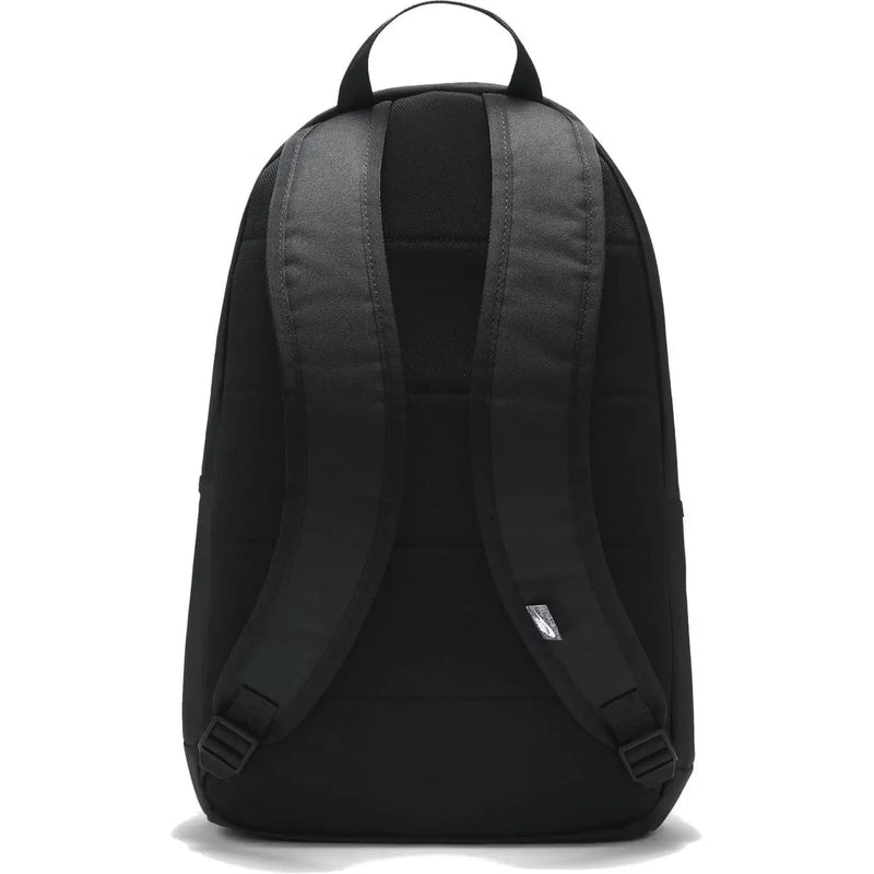 Nike Sac à dos noir pour homme avec bretelles rembourrées et top poignée de transport, vue de face