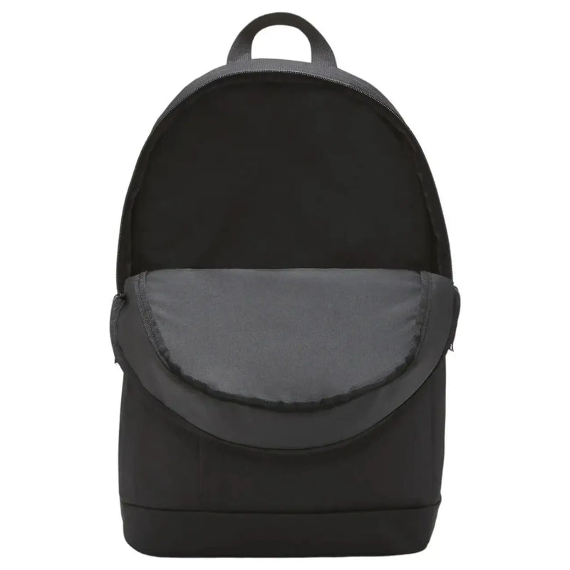 Nike Sac à dos pour homme en nylon noir au design minimaliste et top poignée, vue de face