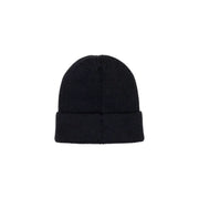 Bonnet The North Face pour homme, en maille côtelée noire avec revers, vue de face