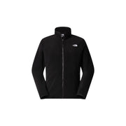 Veste polaire The North Face Quest Tri pour homme, noire, col montant et fermeture éclair sur le devant, vue de face