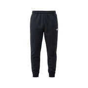 Pantalon de jogging The North Face pour homme, en molleton de coton noir, avec un logo blanc discret sur la cuisse gauche.