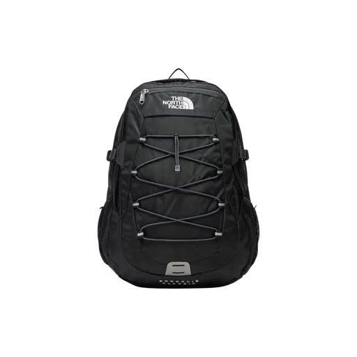 Sac à dos The North Face Borealis Classic noir pour homme, avec surpiqûres grises et finitions argentées, en nylon résistant de 29 litres.