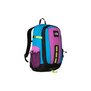 Sac à dos The North Face Hot Shot SE pour homme en nylon violet avec des accents turquoise vif, magenta et vert fluo