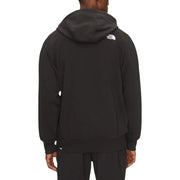 Men’s black zip hooded sweatshirt with white logo detail on the back from The North Face