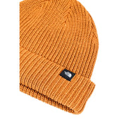 The north face orange ribbed beanie.