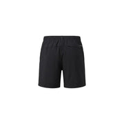 Short The North Face pour homme, noir, avec taille élastique et étiquette de la marque sur la poche arrière (vue arrière).