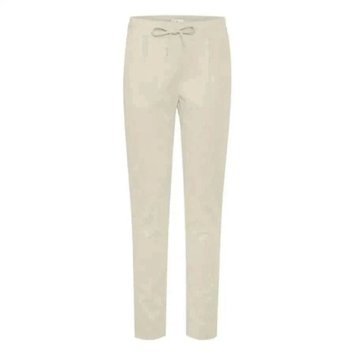 Ichi Ichi women wearing The North Face stretch trousers in product image