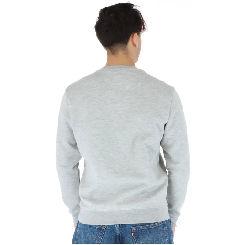 A heather gray North Sails men’s long-sleeved crewneck sweatshirt made from soft comfortable fabric