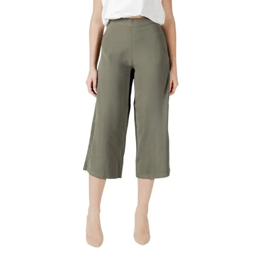 Olive Green Culottes showcasing stylish and versatile women’s fashion apparel