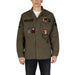 Olive green military-style shirt from Replay Men’s Classic Long Green Shirt collection
