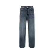 Only Jean ONSFADE pour femme, coupe ample, en denim brut, jambes droites et cinq poches, vue de face