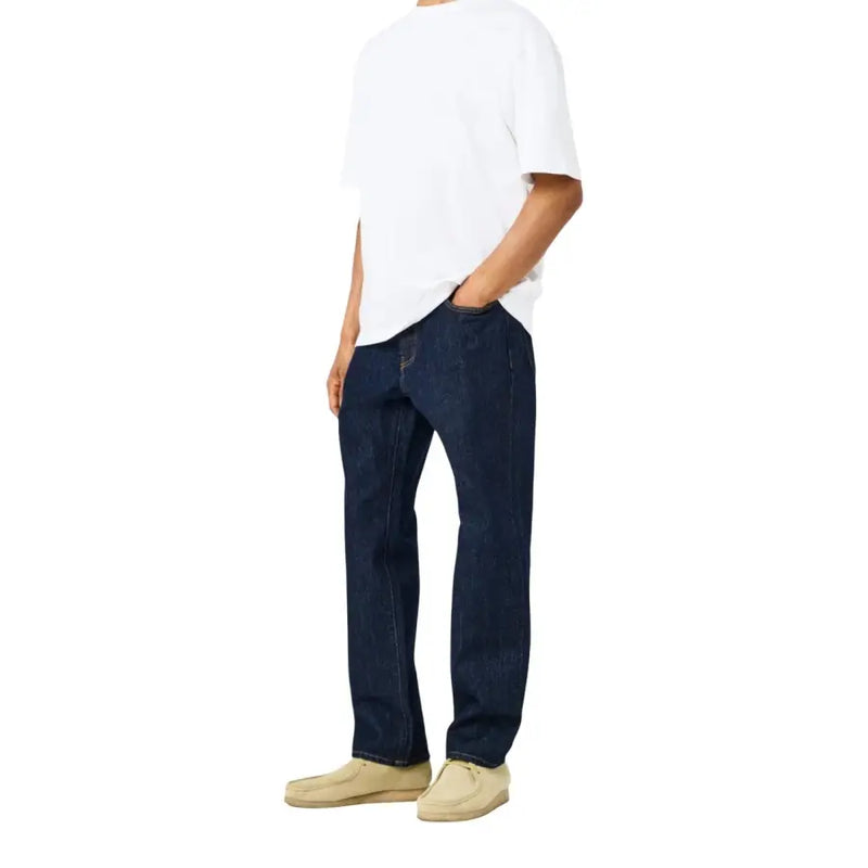Jean droit en mélange de coton indigo foncé pour homme de Only et Fils mélange biologique 22034942