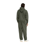 Only Ensemble sweat-shirt à capuche et pantalon de jogging assorti, vert olive, en mélange de coton, pour homme, idéal pour une tenue décontractée.