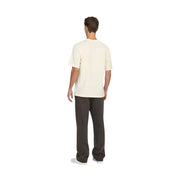 Coton à manches courtes couleur crème t-shirt avec col rond par only & sons pour hommes