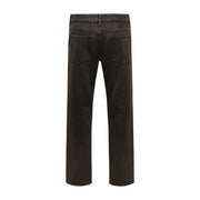 Only Jean droit pour femme en denim brut, coupe droite et poches arrière classiques (vue de dos)