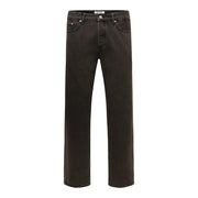Only Jean droit pour femme en denim foncé à cinq poches, vue de face