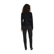 Cardigan noir à la coupe ajustée et aux coutures latérales discrètes, confectionné en maille de viscose et nylon. Only Femmes