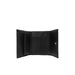 Open black leather wallet from the Calvin Klein Black Wallet collection