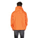 Orange Hooded Anorak jacket displayed with a vibrant orange hood and stylish design