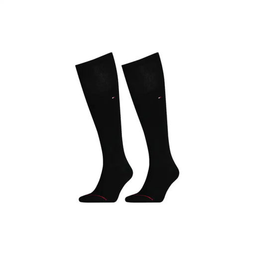 Pair of black knee-high socks from Tommy Hilfiger Men’s Cotton Underwear collection