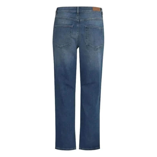 Pair of blue denim straight leg jeans from Ichi Women Jeans collection