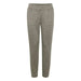 Pair of neutral checkered or plaid tapered trousers from Ichi - Ichi Women Trousers
