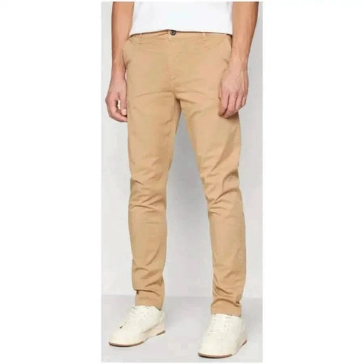 Pantalon chino kaki slim de Lyle & Scott Collection de pantalons pour hommes