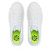 Nike Women Sneakers: White sneakers with green insoles and black floral design