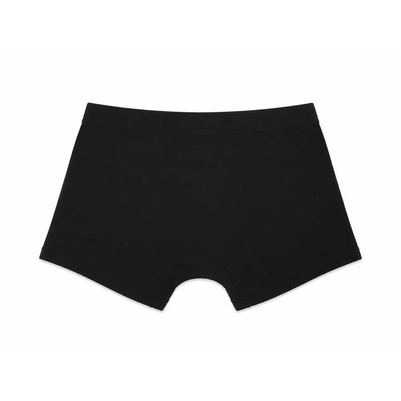 Black cotton Palm Angels men underwear briefs with smooth seamless design and elastic waistband visible from the back