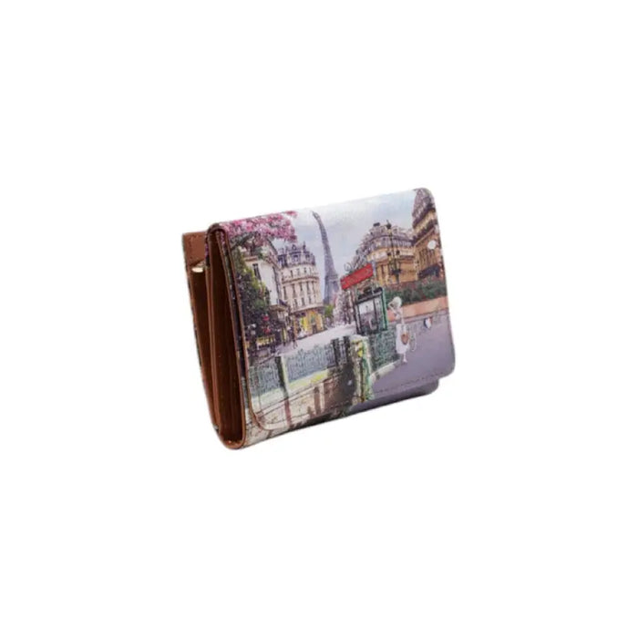 Parisian Scene Wallet featuring elegant Paris-themed design for women