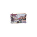 Paris-themed zippered pouch featuring iconic landmarks and stylish design elements
