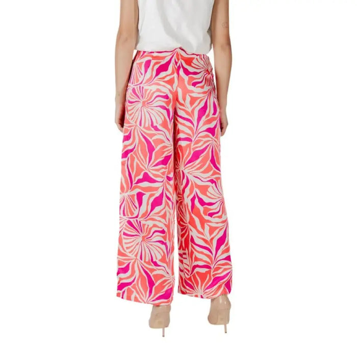 Floral Patterned Wide Leg Pants featuring a vibrant and elegant design