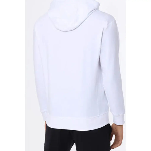Sweat-shirt Paul and Shark pour homme, blanc, à capuche et manches longues, confectionné dans un tissu doux et lisse aux lignes épurées.