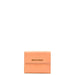 Peach-colored leather wallet displayed in the Peach Colored Leather Wallet product image