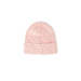 Pink knitted beanie with folded brim from Calvin Klein Jeans Women Cap collection