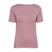 Vero Moda Women Top - Pink short-sleeved t-shirt with a round neckline