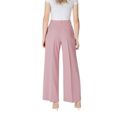 Pink Wide Leg Pants for Women featuring stylish and comfortable wide-leg design
