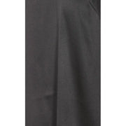 Dark gray textured silk fabric with subtle vertical folds, Pinko tank top