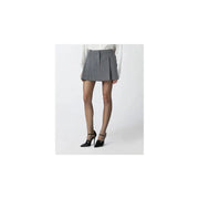 Pinko Mini-jupe plissée grise à taille structurée, collection Printemps-Été