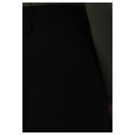 Pinko Jupe noire pour femme en mélange de polyester, vue de dos mettant en valeur la texture du tissu