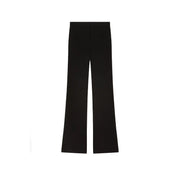 Pinko Pantalon noir taille haute en viscose pour femme, coupe slim, finition lisse, idéal pour l'automne et l'hiver.