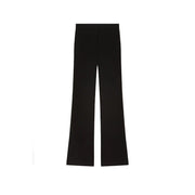Pinko Pantalon noir en viscose taille haute pour femme, coupe droite élégante et slim, idéal pour l'automne et l'hiver.