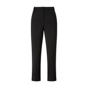 Pinko Pantalon tailleur noir en viscose pour femme, coupe droite élégante et ceinture dissimulée, idéal pour le printemps-été.