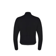 Pinko Pull à col roulé en laine noire pour femme, avec ourlet et poignets côtelés, manches longues.