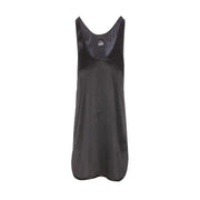 Pinko femmes tank top Robe débardeur en satin noir à fines bretelles et à l'éclat subtil, taille S