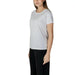 Plain white crew neck short sleeve T-shirt by Armani Exchange for women