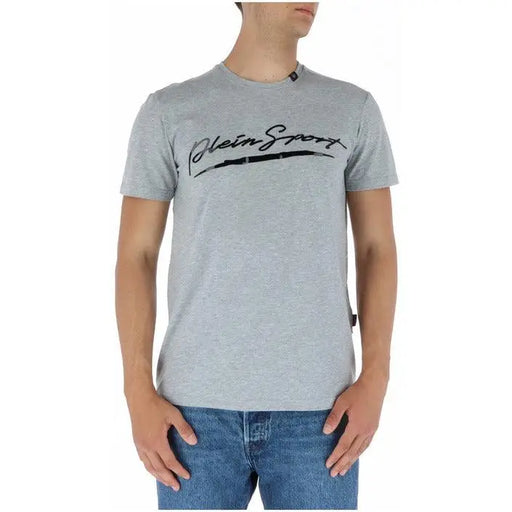 Plein Sport - Men T-Shirt - grey / S - Clothing T-shirts